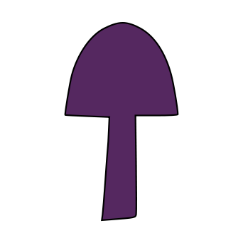 An Ovate fungi cap
